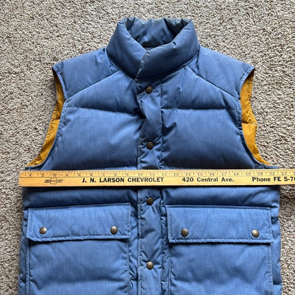 VTG 70’s Eddie Bauer Down Puffer Goose Down Insulated Quilted Vest Medium - Picture 7 of 9